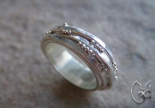 Silver Rustic Ring - R54
